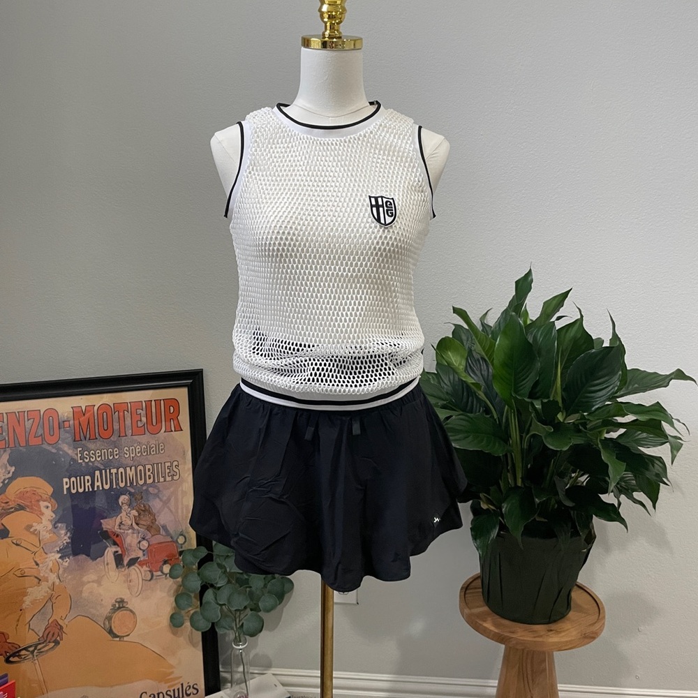 White Mesh Top/Vest (NWOT)